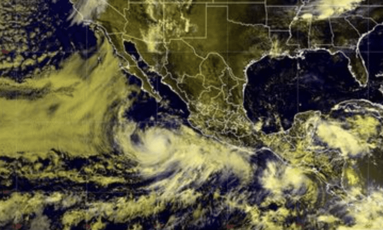 Tormenta «Celia» continúa avanzando por el Pacífico