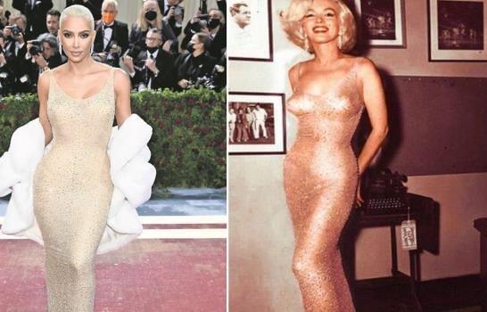 Muestran los daños irreparables que dejo Kim Kardashian al icónico vestido  de Marilyn Monroe - Sociedad 