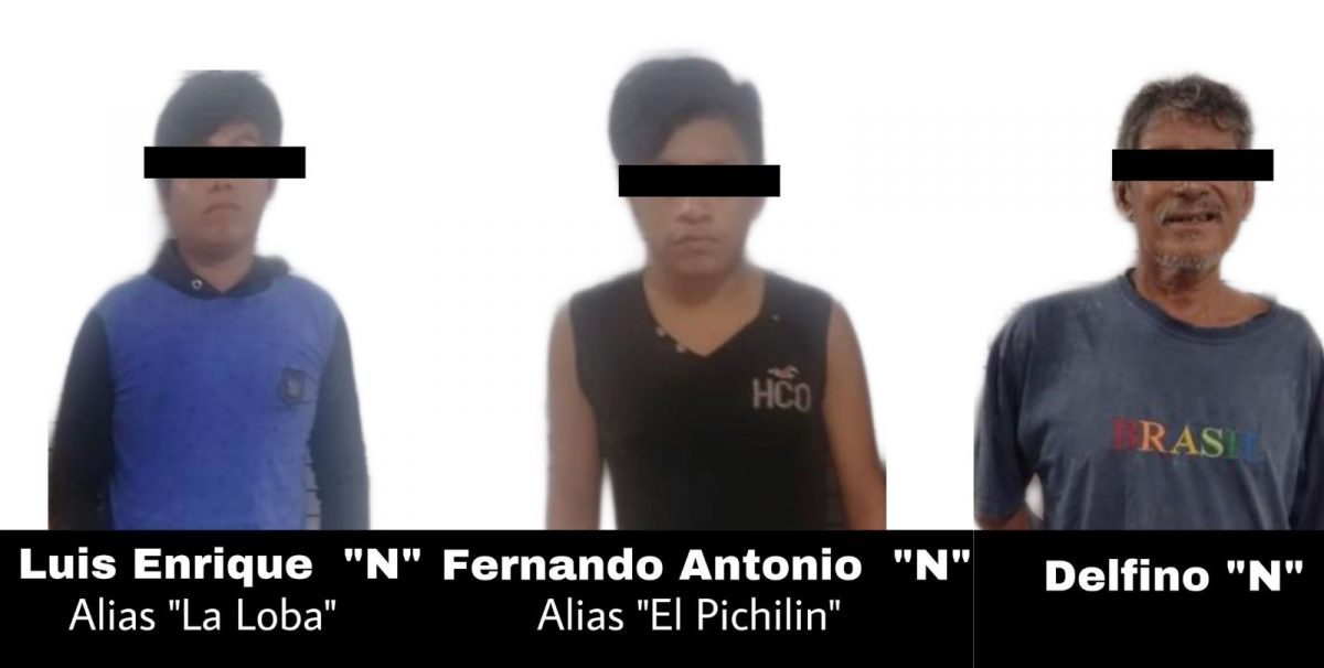 Detienen a cuatro personas por diversos delitos en Tuxpan y Poza Rica