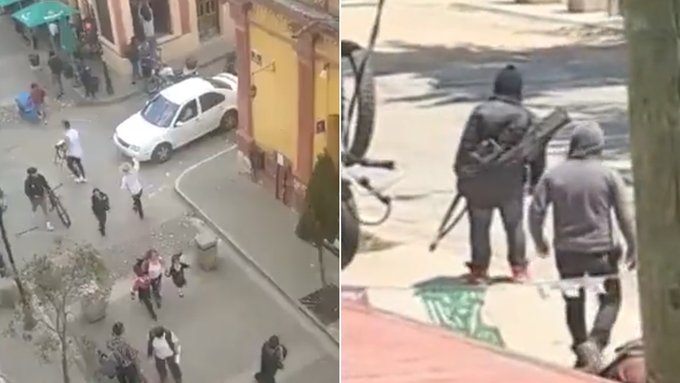 Pánico en San Cristóbal de las Casas por disparos en plena calle (Video) -  Sociedad 