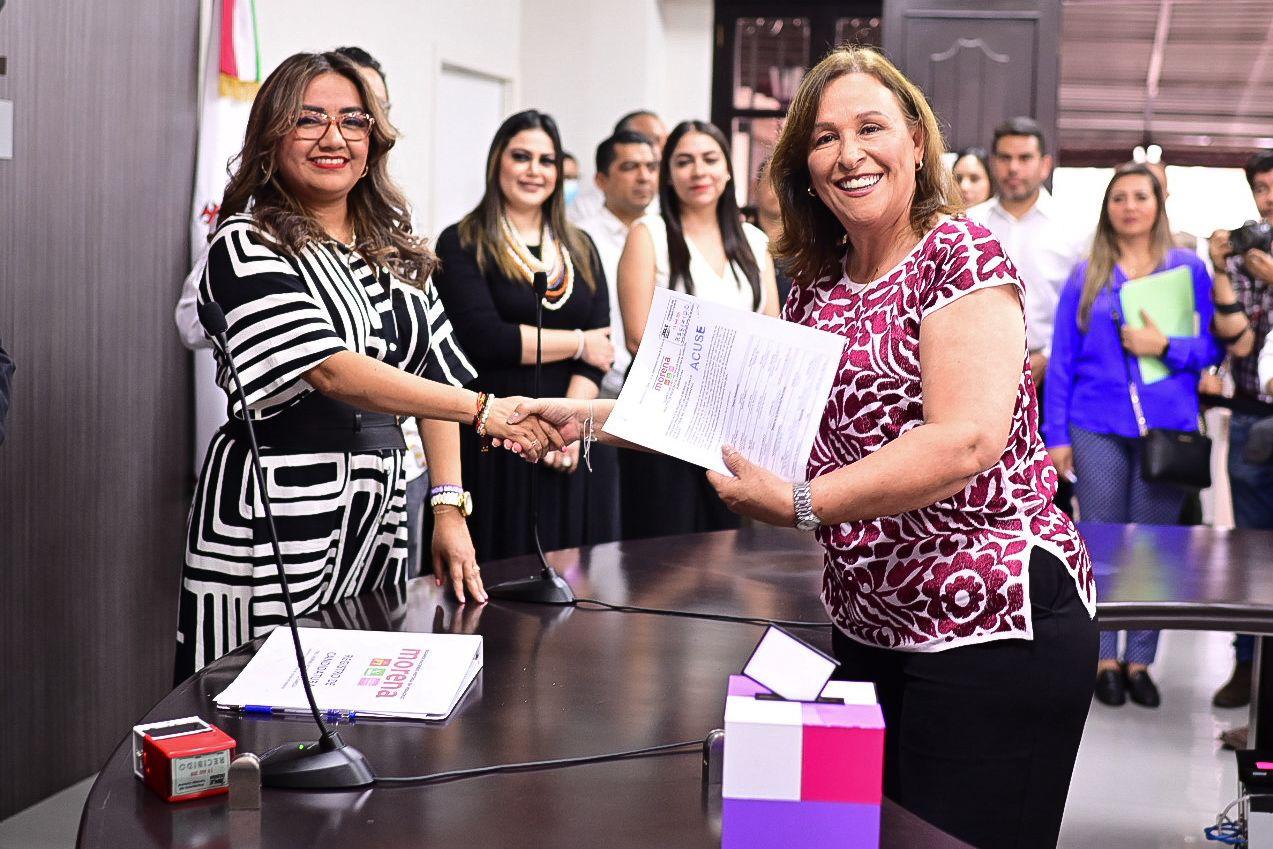 Rocío Nahle se registra como candidata a la gubernatura de Veracruz