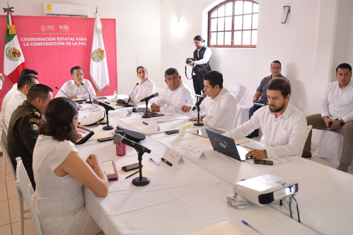 Se sesionó la mesa de la Coesconpaz en el municipio de Camarón de Tejeda