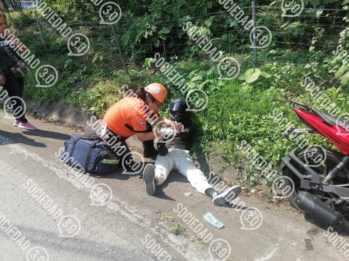 Motociclista Accidentado En La Carretera Xalapa Misantla Sociedad 30 7468