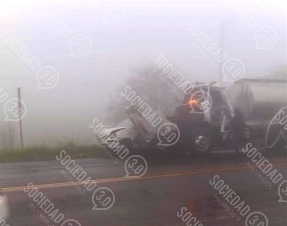 Doble accidente en la carretera federal Xalapa – Perote